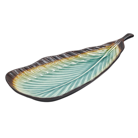 Midori Kanyu Leaf Shaped Platter