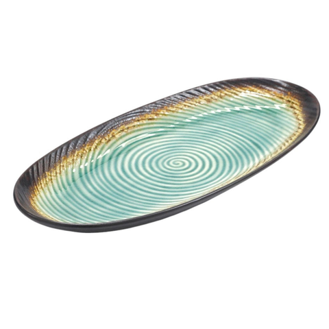 Midori Kanyu Oblong Serving Platter, 16.25"