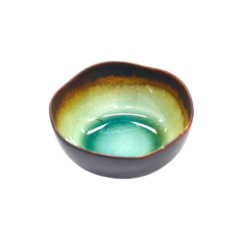 Midori Kanyu Small Kozara Dish - Wavy Edge