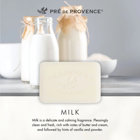 Milk French Quad-Milled Soap - Pré de Provence