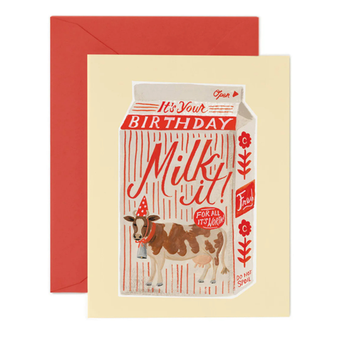 Milk It Birthday Card - Rifle Paper Co