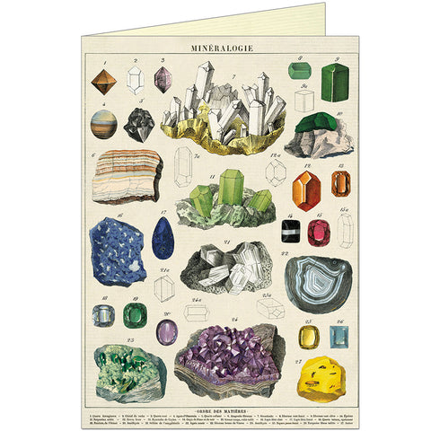 Mineralogy Greeting Card - Cavallini