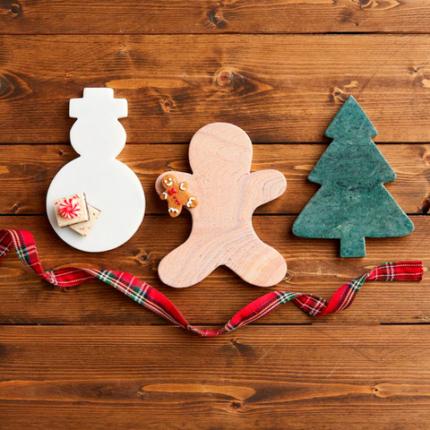 Mini Marble Board - Snowman
