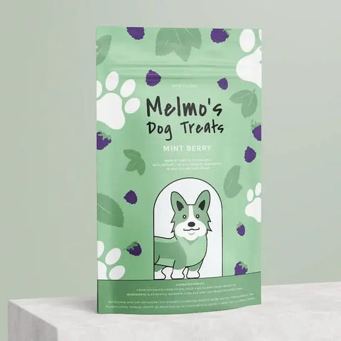 Mint Berry Organic Dog Biscuits - Melmo's Dog Treats