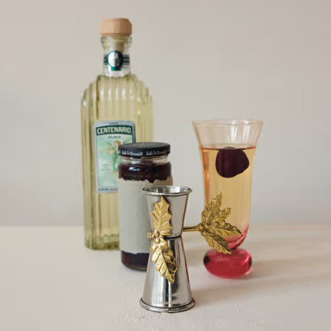 Mistletoe + Martinis Jigger