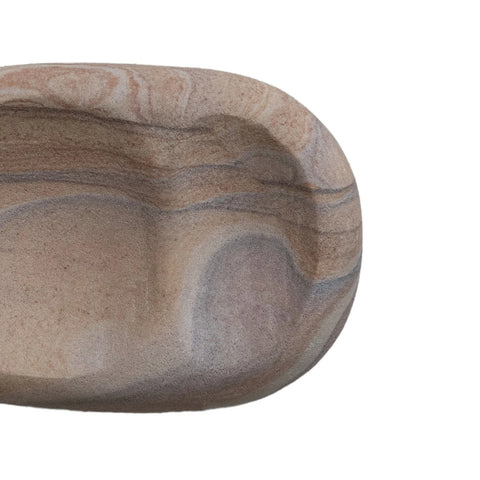 Mojave Sandstone Sectioned Dish