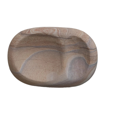 Mojave Sandstone Sectioned Dish