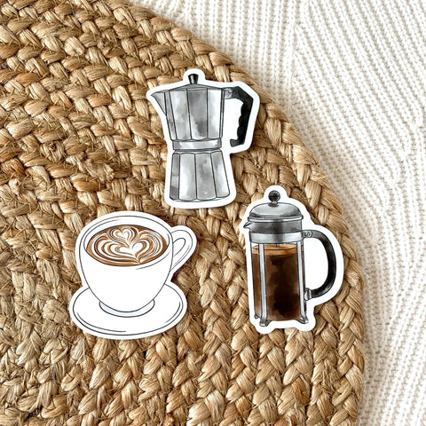 Moka Pot Sticker