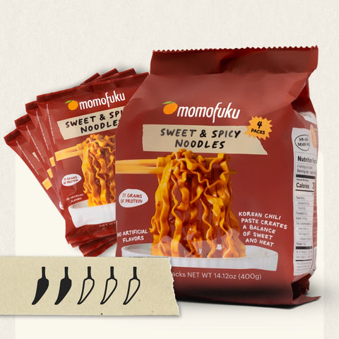 Momofuku Sweet & Spicy Noodles - 4 Pack