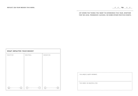 Mood Tracker Planner