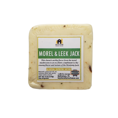 Morel and Leek Jack - Keystone Cheese