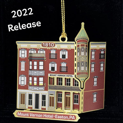 Mount Vernon Hotel (Two Rivers Brewing) Ornament, 3" x 3"