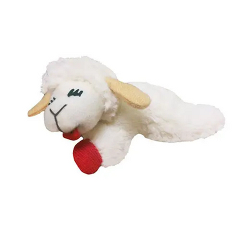 Lamb Chop Plush Cat Toy 4"