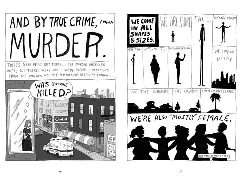 Murder Book: A Graphic Memoir Of A True Crime Obsession by Hilary Campbell