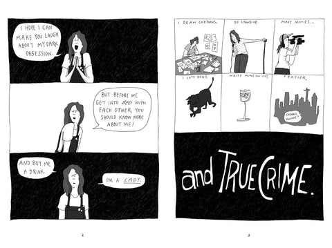 Murder Book: A Graphic Memoir Of A True Crime Obsession by Hilary Campbell