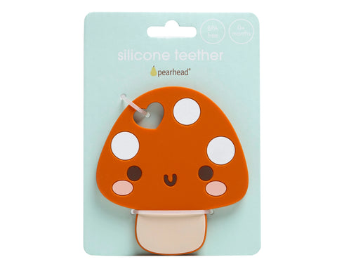 Mushroom Silicone Baby Teether