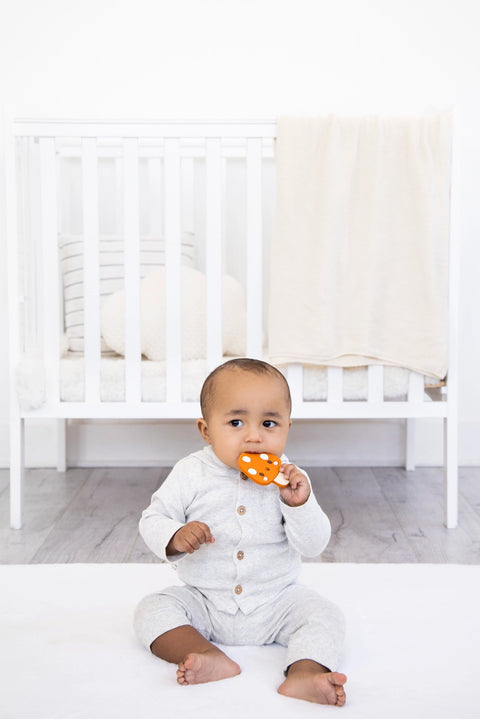 Mushroom Silicone Baby Teether