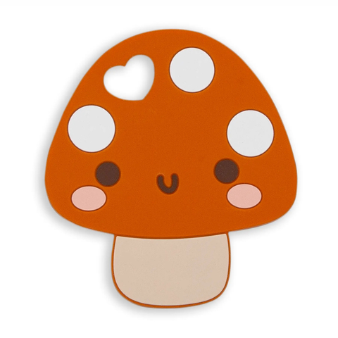 Mushroom Silicone Baby Teether
