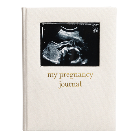 My Pregnancy Journal, Cream Linen