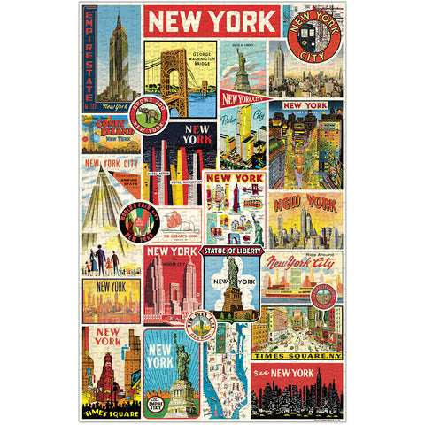 NYC Collage Puzzle - Cavallini