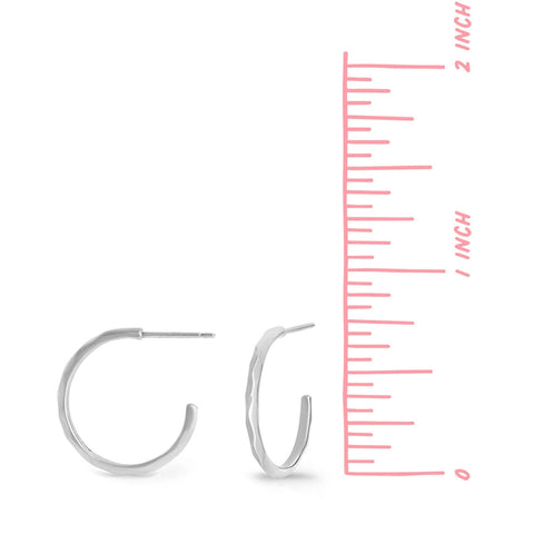 Nami Hammered Hoops - Boma