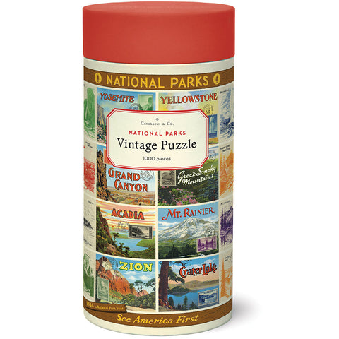 National Parks 1934 Stamp Collection Puzzle - Cavallini