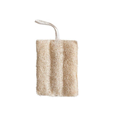 Natural Loofah With Cotton Rope Hanger