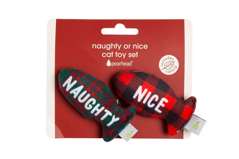 Naughty Or Nice Cat Toy Set