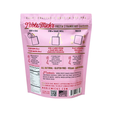 Noble Mick's Frozen Cocktails - Strawberry Daiquiri