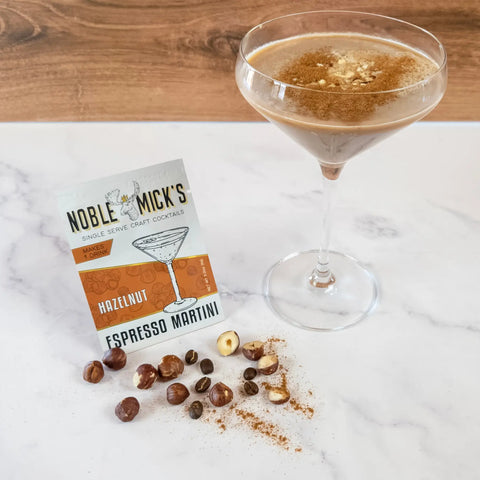 Noble Mick's Single Serve Craft Cocktail - Hazelnut Espresso Martini