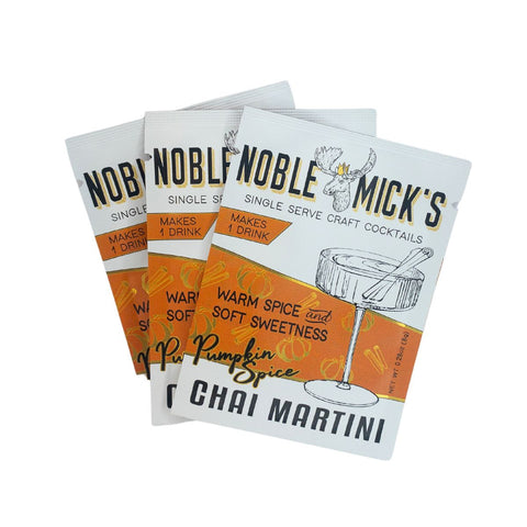 Noble Mick's Single Serve Craft Cocktail - Pumpkin Spice Chai Martini