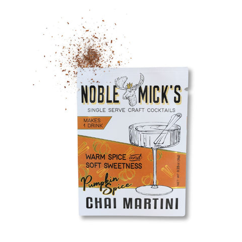 Noble Mick's Single Serve Craft Cocktail - Pumpkin Spice Chai Martini