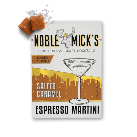 Noble Mick's Single Serve Craft Cocktail - Salted Caramel Espresso Martini