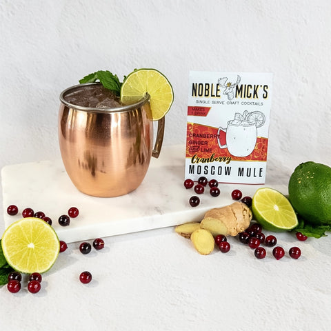 Noble Mick's Single Serve Craft Cocktail - Cranberry Moscow Mule