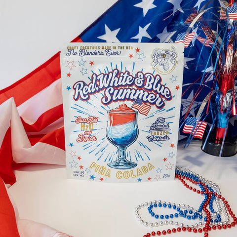 Noble Mick's Frozen Cocktails - Red, White, & Blue Summer - Piña Colada