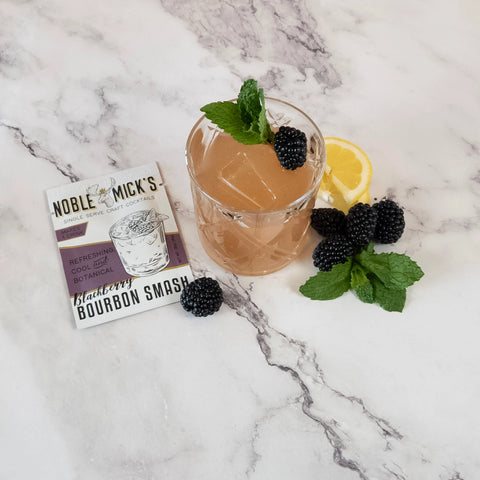 Noble Mick's Single Serve Craft Cocktail - Blackberry Bourbon Smash