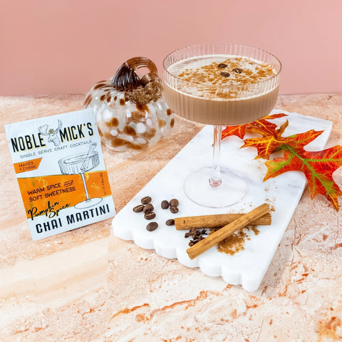 Noble Mick's Single Serve Craft Cocktail - Pumpkin Spice Chai Martini