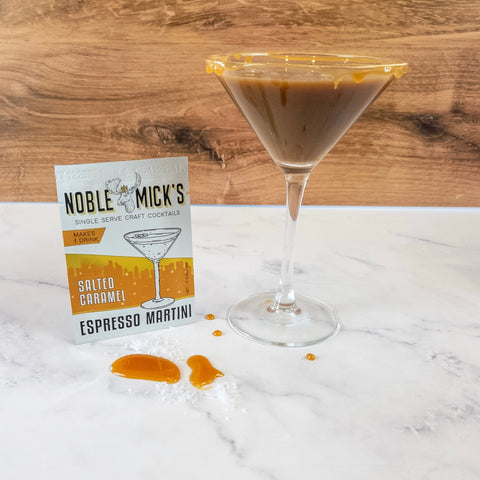 Noble Mick's Single Serve Craft Cocktail - Salted Caramel Espresso Martini