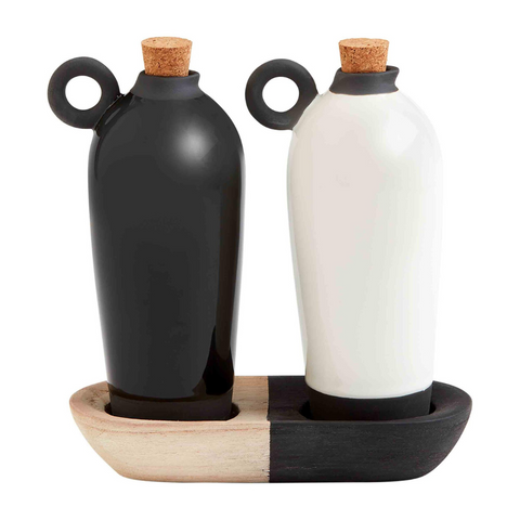 Noir Oil & Vinegar Set