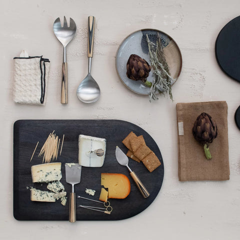Noir Wood Arched Cheese/Cutting Board