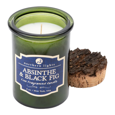 Northern Lights Cocktail Inspired Candle -  Absinthe & Black Fig
