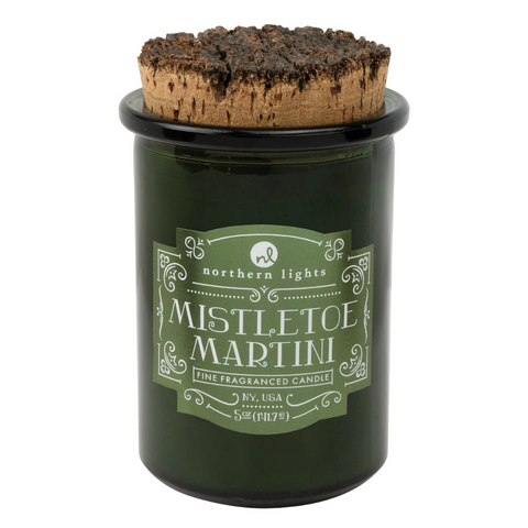 Northern Lights Cocktail Inspired Candle - Mistletoe Martini