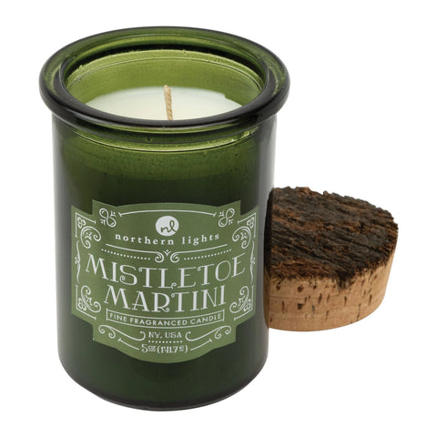 Northern Lights Cocktail Inspired Candle - Mistletoe Martini