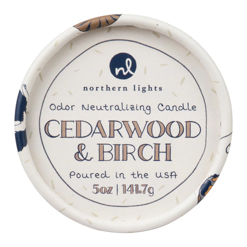 Northern Lights PawsON Odor Neutralizing Candle - Cedarwood & Birch