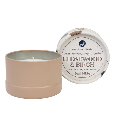 Northern Lights PawsON Odor Neutralizing Candle - Cedarwood & Birch
