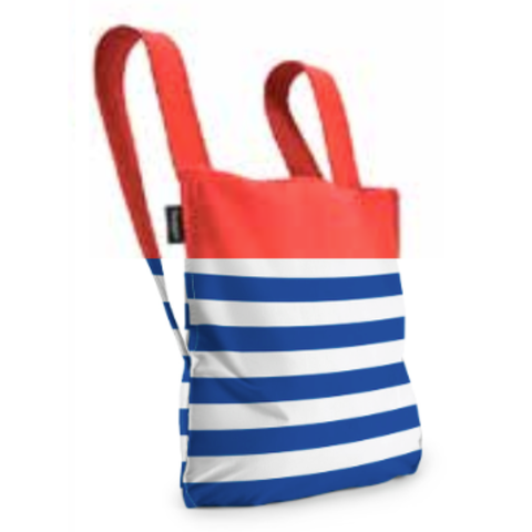 Notabag - Red/Marine Stripes