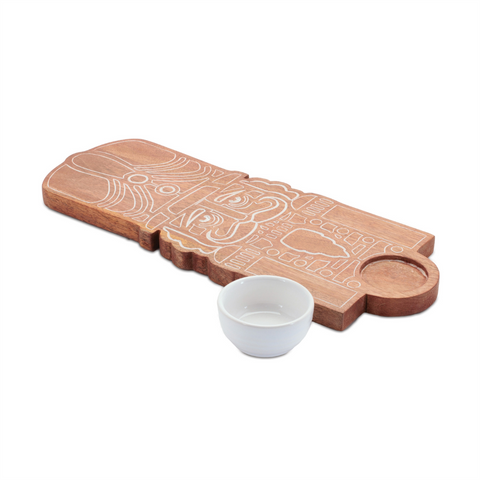 Nutcracker Platter + Dip Bowl