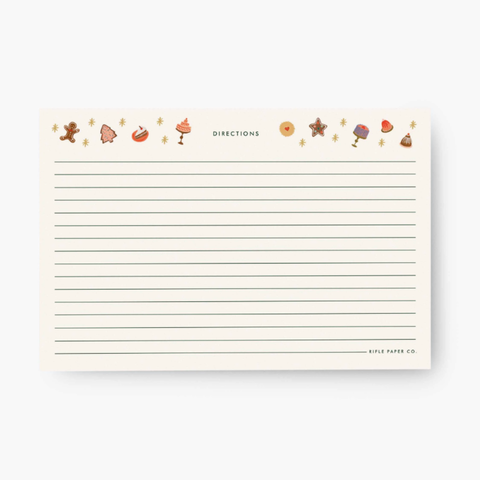 Nutcracker Recipe Cards - Rifle Paper Co