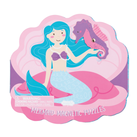 Ocean Clam + Mermaid Magnetic Puzzle Book