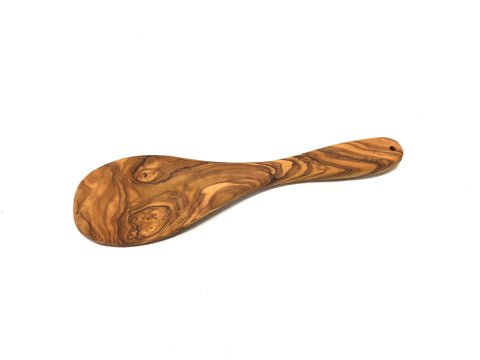 Olive Wood Rice Spoon, 7.85"